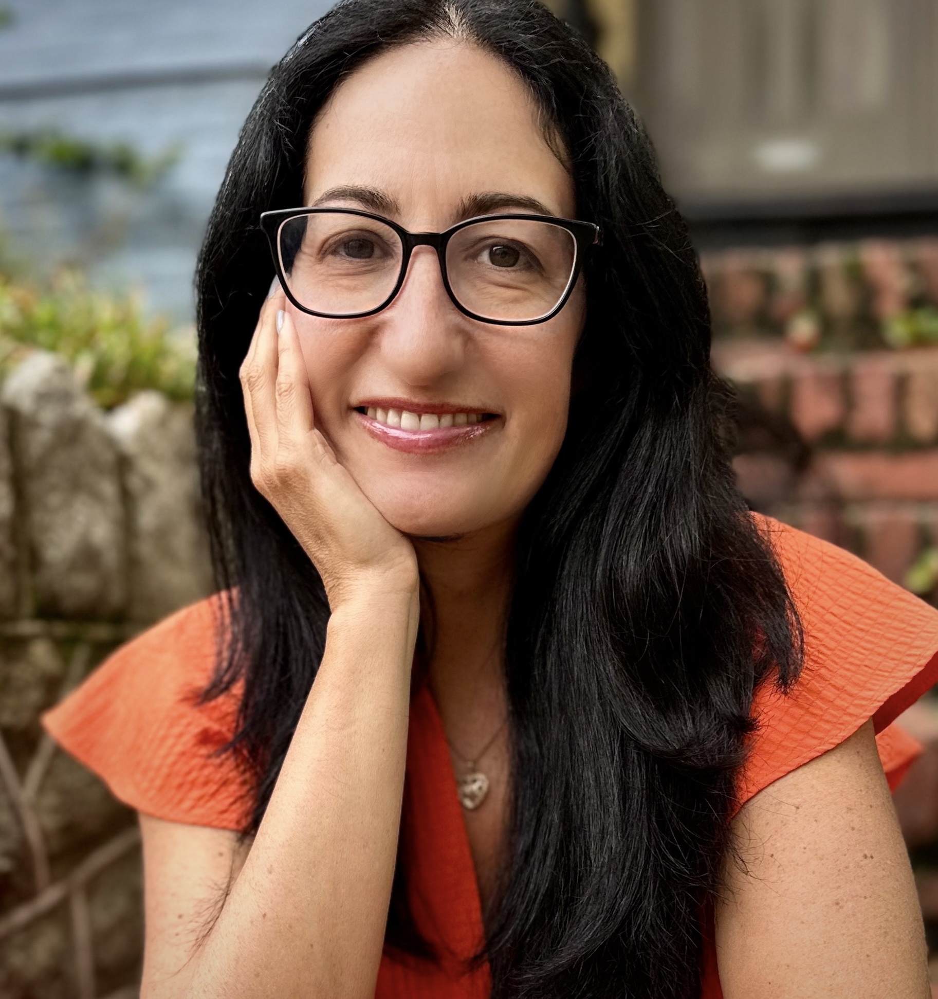 Pamela Garfield-Jaeger, LCSW, close-up headshot with glasses